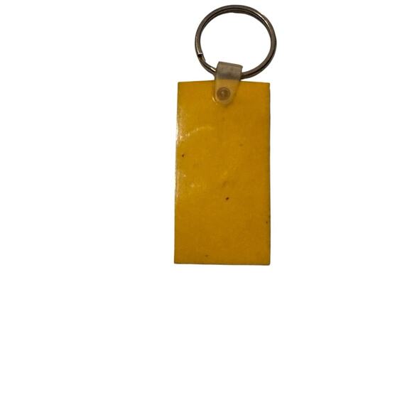 Vintage Donnelley Advertising Keychain Yellow Pages Style Logo Promo Key Ring - Picture 4 of 5